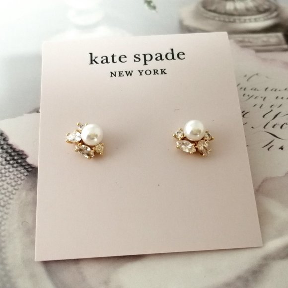 kate spade little gem cluster studs
